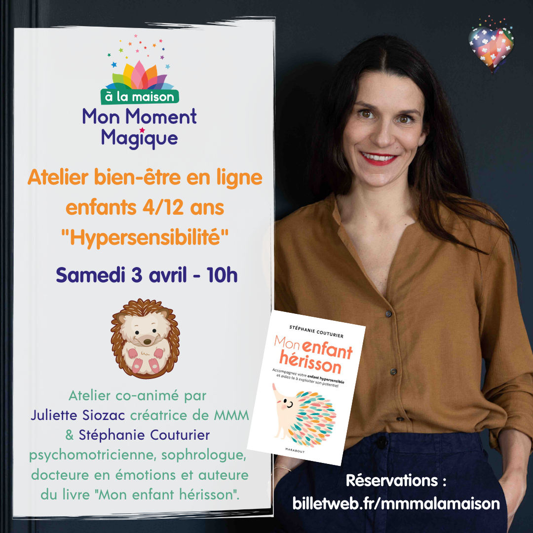 Hypersensibilité : atelier MMM juniors à la maison le 3 avril à 10h