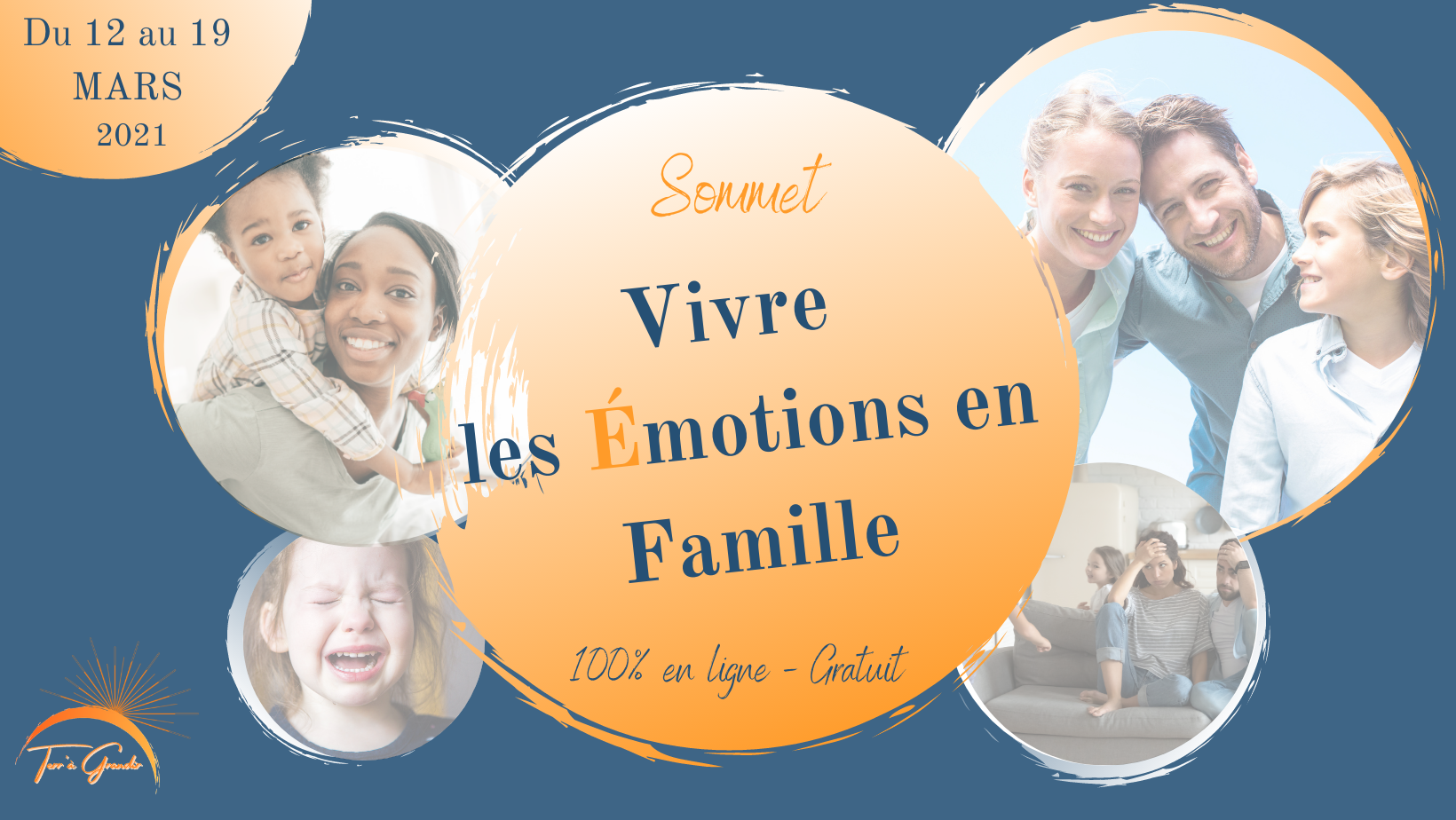 Invitation gratuite au Sommet “Vivre les Émotions en Famille » 12-19 mars