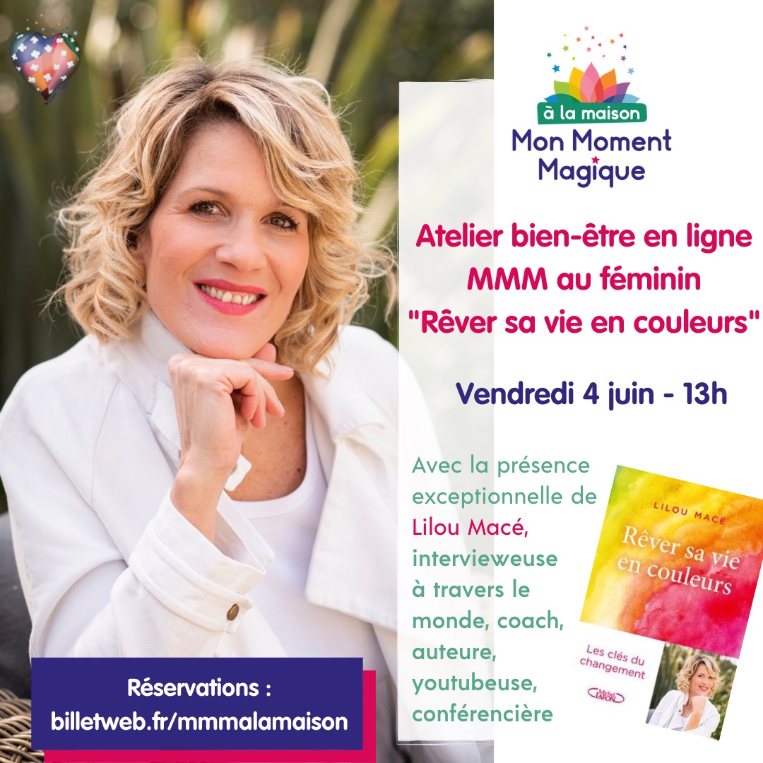 Atelier avec Lilou Macé “Rêver sa vie en couleurs”