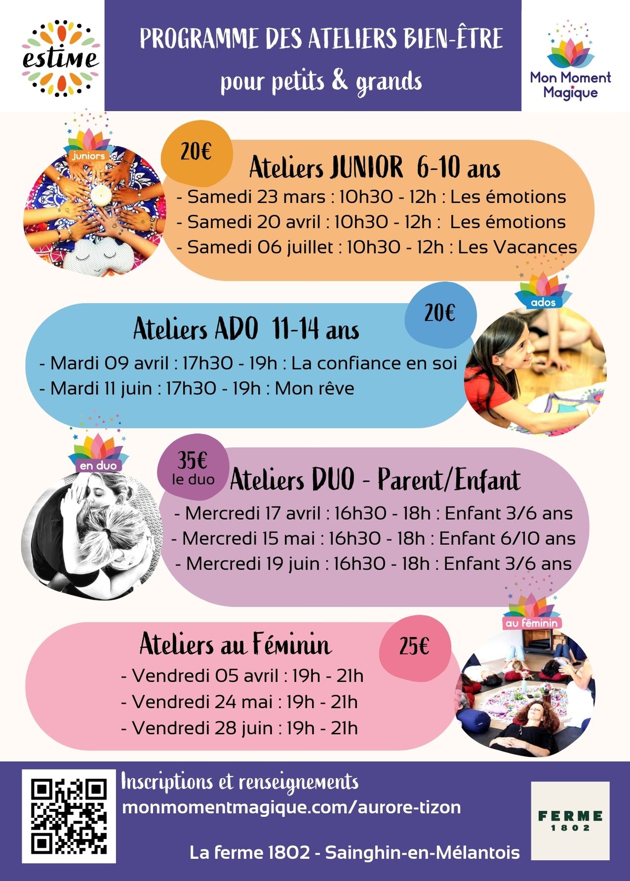 Atelier MMM Junior – 6/10 ans – Les vacances